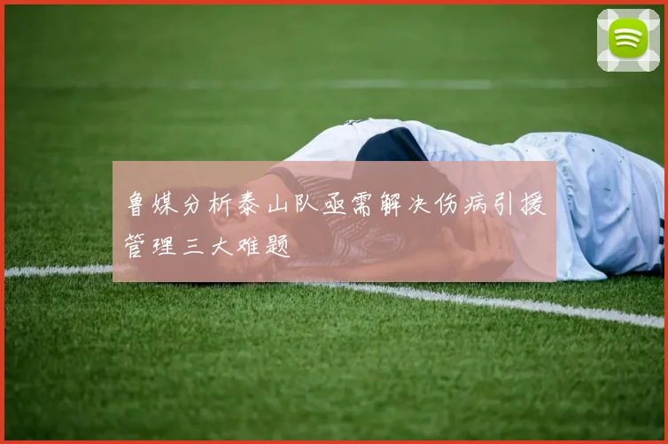 鲁媒分析泰山队亟需解决伤病引援管理三大难题